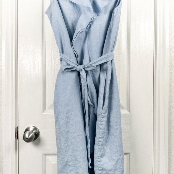 Talbots Light Blue Ruffle Dress - Picture 3 of 7